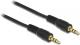 Kabel Delock Jack 3.5mm - Jack 3.5mm 2.5m czarny (84001) 1