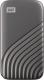 Dysk zewnętrzny SSD WD My Passport 1TB Szary (WDBAGF0010BGY-WESN) 1