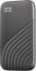 Dysk zewnętrzny SSD WD My Passport 1TB Szary (WDBAGF0010BGY-WESN) 1