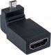 Adapter AV Manhattan HDMI micro D na HDMI A, M/Ż, kątowy 90° do góry (353441) 2