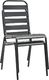 Elior Zestaw metalowych krzeseł ogrodowych Mantar - szary 8