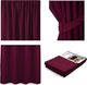 AmeliaHome Zasłony Blackout na taśmie Bordo(winny) 140X245 1
