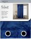 AmeliaHome Zasłona Velvet na przelotkach Indygo 140X245 2