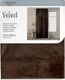 AmeliaHome Zasłona Velvet na taśmie Ciemny brąz 140X270 2