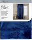 AmeliaHome Zasłona Velvet na taśmie Indygo 140X270 2