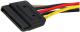 StarTech SATA 15-pin - SATA 15-pin x2, 0.15m, Wielokolorowy (PYO2SATA) 2