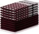 Decoking Zestaw 10 ścierek kuchennych Louie burgund/czerń 1