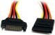 StarTech SATA 15-pin - SATA 15-pin, 0.3m, Wielokolorowy (SATAPOWEXT12) 1