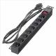 Alantec 8 gniazd 3m czarny (PZ081U3M) 1