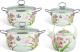 Edenberg 7-częściowy zestaw garnków emaliowanych z czajnikiem 1