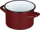 Emalia Silesia Rybnik Garnek emaliowany Silesia Rybnik ciemny czerwony 2,2 l 3