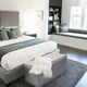 Intesi Pufa Intesi Velse light grey print white uniwersalny 3
