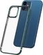 Baseus Baseus Shining Case Elastyczne żelowe etui z metaliczną błyszczącą ramką iPhone 12 Pro / iPhone 12 Ciemnozielony (ARAPIPH61P-MD06) uniwersalny 1