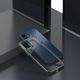 Baseus Baseus Shining Case Elastyczne żelowe etui z metaliczną błyszczącą ramką iPhone 12 Pro / iPhone 12 Ciemnozielony (ARAPIPH61P-MD06) uniwersalny 3