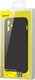 Baseus Baseus Liquid Silica Gel Case Elastyczne żelowe etui iPhone 12 Czarny (WIAPIPH61N-YT01) uniwersalny 5