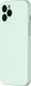 Baseus Baseus Liquid Silica Gel Case Elastyczne żelowe etui iPhone 12 Pro Max Miętowy (WIAPIPH67N-YT6B) uniwersalny 2