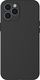 Baseus Baseus Liquid Silica Gel Case Elastyczne żelowe etui iPhone 12 Pro Max Czarny (WIAPIPH67N-YT01) uniwersalny 1
