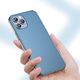 Baseus Baseus Frosted Glass Case Sztywne etui z elastyczną ramką iPhone 12 Pro / iPhone 12 Biały (WIAPIPH61P-WS02) uniwersalny 4