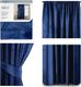 AmeliaHome Zasłona Velvet na taśmie Indygo 140X245 2