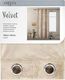 AmeliaHome Zasłona Velvet na przelotkach Krem 140X245 2