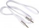 Kabel Maclean Jack 3.5mm - Jack 3.5mm 2m biały (MCTV-695 W) 1