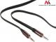 Kabel Maclean Jack 3.5mm - Jack 3.5mm 2m czarny brązowy (MCTV-695 B) 1