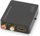 Adapter AV Digitus D-Sub (VGA) - HDMI + RCA (Cinch) czarny (DS-40130-1) 1
