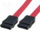 Digitus SATA - SATA, 0.5m, Czerwony (AK-400100-005-R) 2