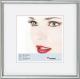 Ramka Walther 20x20, plastikowa, srebrna (KS220H) 1