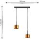 Lampa wisząca Lumes Miedziana podwójna lampa wisząca regulowana - EX434-Montanox 4