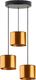 Lampa wisząca Lumes Miedziana lampa wisząca w stylu glamour - EX453-Pueblar 1