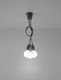 Lampa wisząca Lumes Szara potrójna lampa wisząca loftowa - EX542-Diegi 2