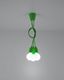 Lampa wisząca Lumes Zielona industrialna lampa wisząca - EX542-Diegi 2