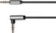Kabel Kruger&Matz Jack 3.5mm - Jack 3.5mm 1m srebrny (KM1242) 1