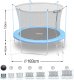 Trampolina ogrodowa Neo-Sport NS-06W181 z siatką wewnętrzną 6 FT 183 cm 6