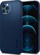 Spigen Etui Spigen Thin Fit Apple iPhone 12/12 Pro Navy Blue 1