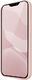 Uniq UNIQ etui Lino Hue Apple iPhone 12/12 Pro różowy/blush pink Antimicrobial 3