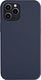 Uniq UNIQ etui Lino Hue Apple iPhone 12/12 Pro niebieski/marine blue Antimicrobial 1