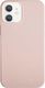 Uniq UNIQ etui Lino Hue Apple iPhone 12 mini różowy/blush pink Antimicrobial 1