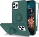 Alogy Etui silikonowe Ring Ultra Slim Alogy do iPhone 12/ 12 Pro 6.1 Zielone uniwersalny 1