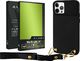 Alogy Etui ochronne CrossBody Alogy z paskiem na ramię do iPhone 12 Pro Max Czarne uniwersalny 5
