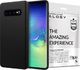 Alogy Etui silikonowe Alogy slim case do Samsung Galaxy S10 czarne + Folia Alogy 3D uniwersalny 1