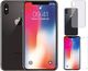 Smartfon Apple APPLE iPhone X 5,8' A11 3GB 256GB 2436x1125 Space Gray Klasa A iOS + szkło hartowane 9H + silikonowe etui uniwersalny 6