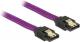 Delock SATA - SATA, 0.5m, Fioletowy (83691) 1