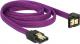 Delock Kabel SATA, wtyk kątowy, 1m, fioletowy, oplot (83697) 1