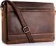 Betlewski Skórzana Torba Męska Na Ramię Duża Betlewski, Tbg-Ht-202-Brown 1