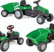 Woopie WOOPIE Traktor MAX na pedały z przyczepą zielony 1