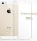 FUTERAŁ CRYSTAL HOCO ULTRA SLIM 0,6MM DO APPLE IPHONE 5 / IPHONE 5S / IPHONE SE PRZEZROCZYSTY 1