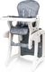 4Baby Krzesełko Do Karmienia 2W1 4Baby Fashion - Szare 1