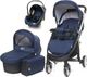 Wózek 4Baby Wózek Głęboko-Spacerowy 3W1 4Baby Atomic - Granatowy 1